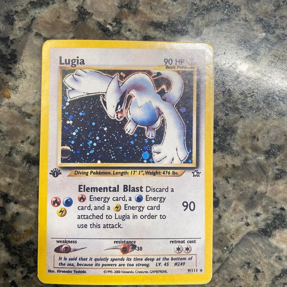 COPY - Lugia Pokémon card